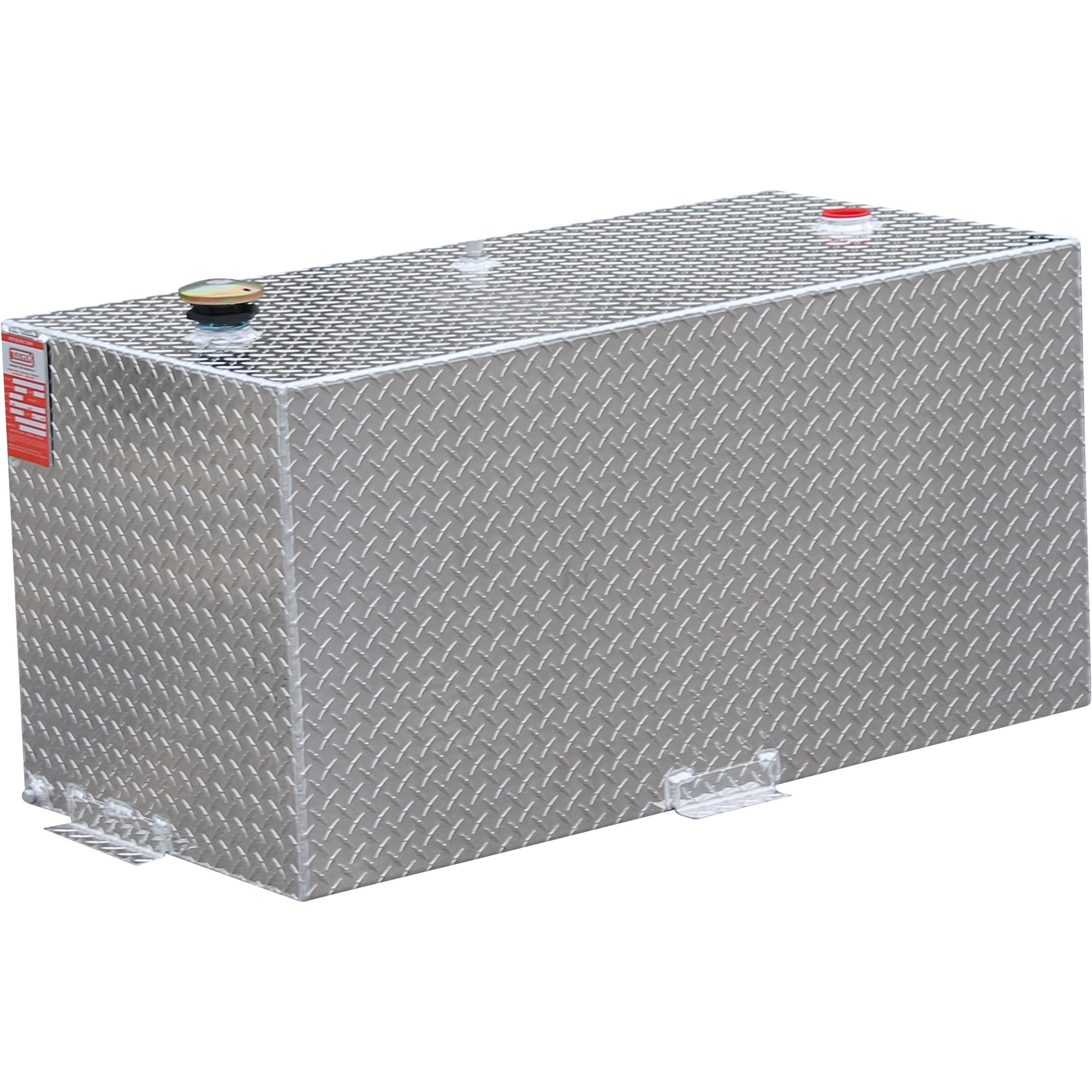 ATI Aluminum Refueling Transfer Tank, 110-Gallon, Rectangular, Diamond Plate